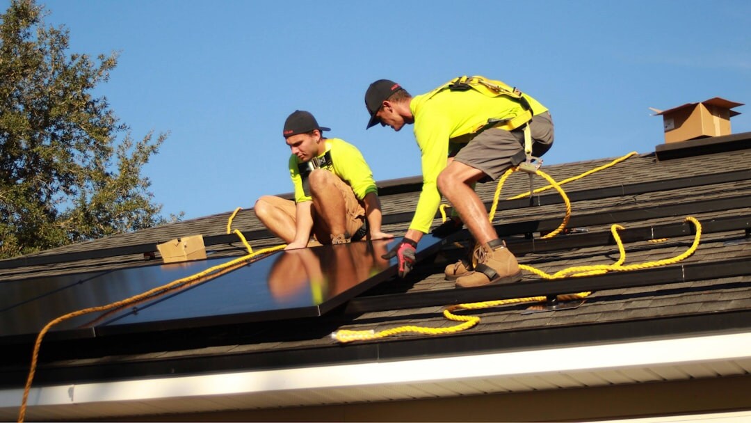 solar panels installation