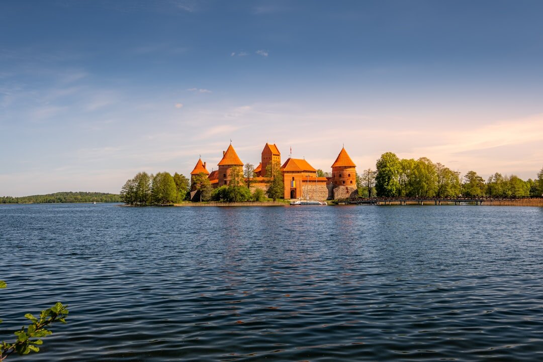 lithuanian castle on lake